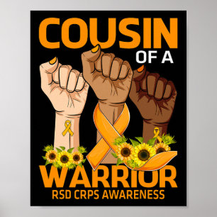 Poster Primo-Mão De Um Guerreiro Rsd Crps Sensibilização 