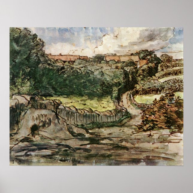 Poster Primo Meierhof de Jean-Francois Millet (Frente)