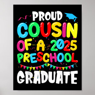 Poster Primo Orgulhoso Cl De Graduado Da Pré-Escola De 20