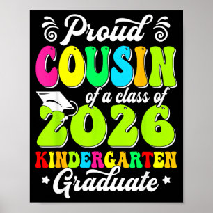 Poster Primo orgulhoso de um formando da turma de 2026 se