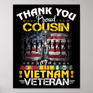 Poster Primo Orgulhoso De Um Veterano Vietnã - Obrigado V