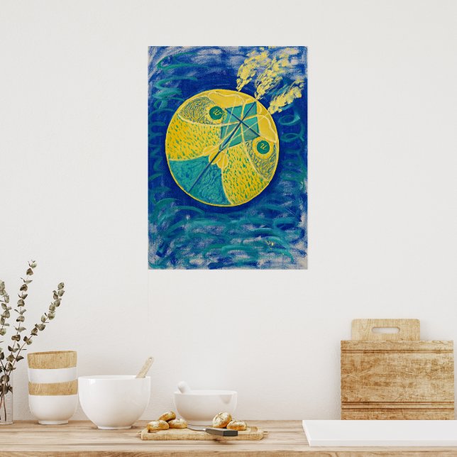 Poster Primordial Chaos, 1906-1907, por Hilma af Klint (Cozinha)