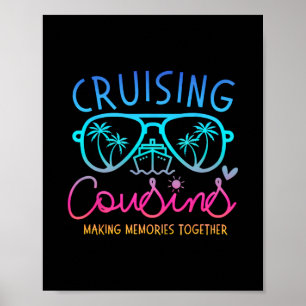 Poster Primos em Cruzeiro Fazendo Memórias Juntos Cruzeir