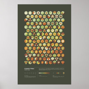 Poster Primos Geométricos - Coleção 1, Série 1