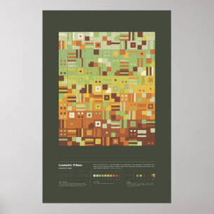 Poster Primos Geométricos - Coleção 2, Série 1