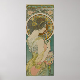 Poster Primrose por Alphonse Mucha