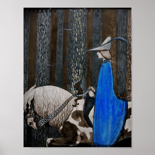 Póster Prince e Tomten atravessam a floresta (Frente)