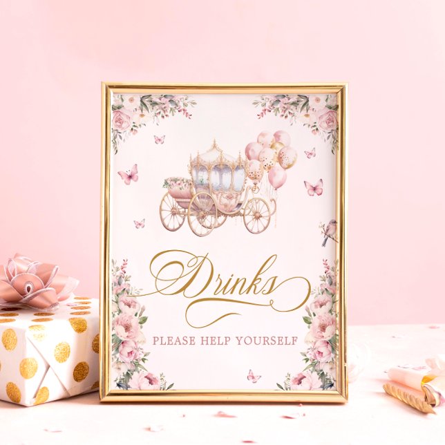 Poster Princesa Bebidas De Carruagem Por Favor Ajude-Se (Criador carregado)