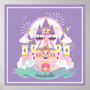 Poster Princesa bonito Personalizada