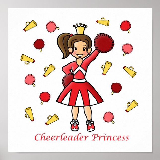 Póster Princesa cheerleader (Frente)