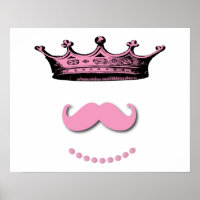 Princesa Coroa e bigode