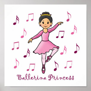 Póster Princesa da bailarina