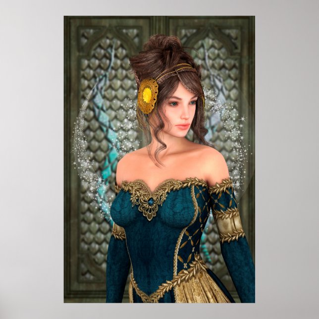 Poster Princesa de Conto de Fadas (Frente)