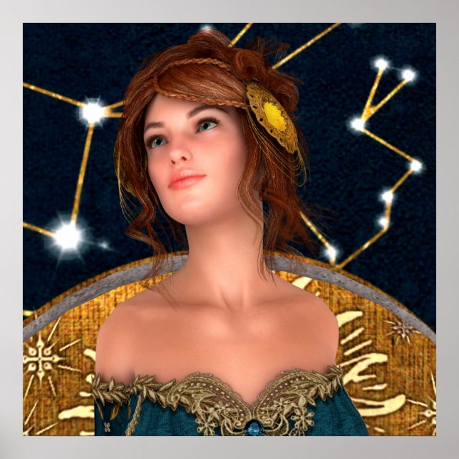 Póster Princesa de Conto de Fadas (Frente)