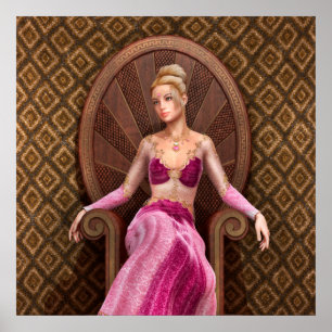 Póster Princesa de Conto de Fadas