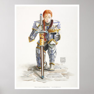 Póster Princesa do guerreiro de Kilfara