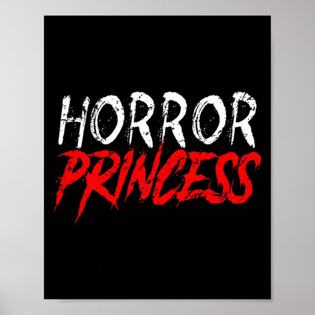 Poster Princesa do Terror Halloween Engraçado Filmes Assu (Frente)