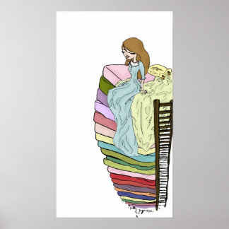 Póster Princesa e a Ervilha