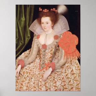 Poster Princesa Elizabeth, filha de James mim, 1612