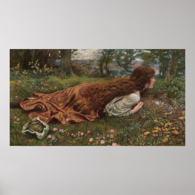 Poster Princesa fora da Escola (por E.R. Hughes) (Frente)