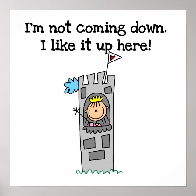 Póster Princesa Humorista na Torre (Frente)