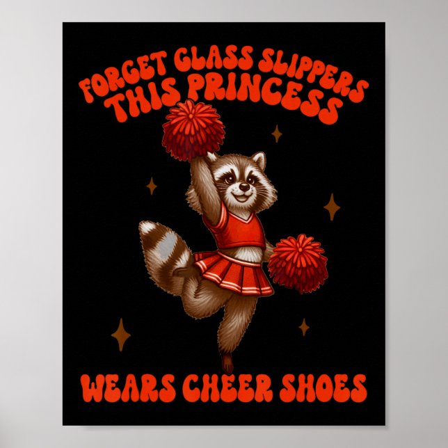 Poster Princesa Líder de Torcida Usa Sapato de Torcida (Frente)