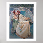 Poster princesa mucha hyacinta<br><div class="desc">Mucha. Art Deco.</div>