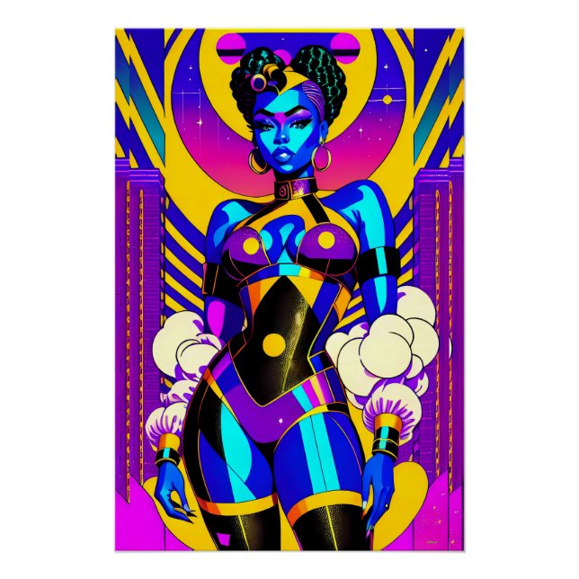 Póster Princesa na Prowl - Ken Gage Art (Frente)
