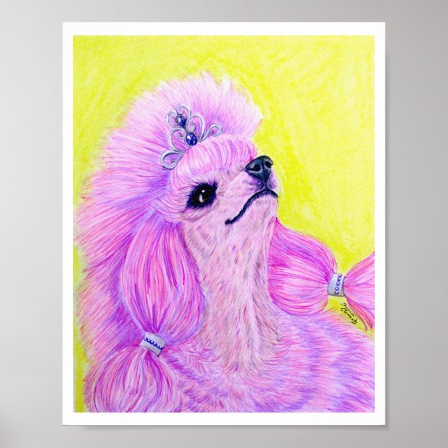 Póster Princesa Poodle (Frente)