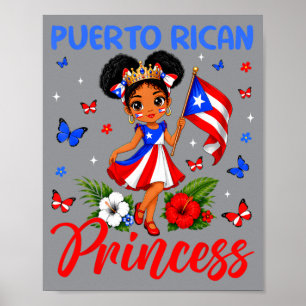 Poster Princesa Porto-Riquenha Porto Rico Hispano