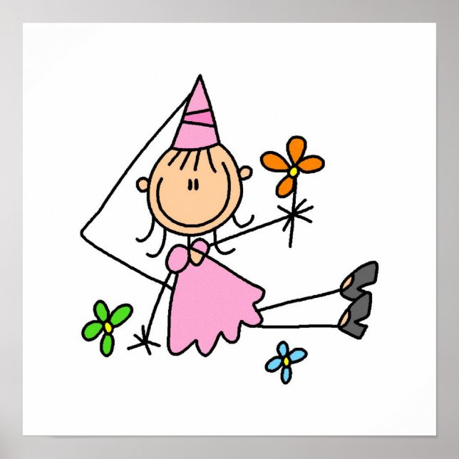 Poster Princesa Real Rosa (Frente)