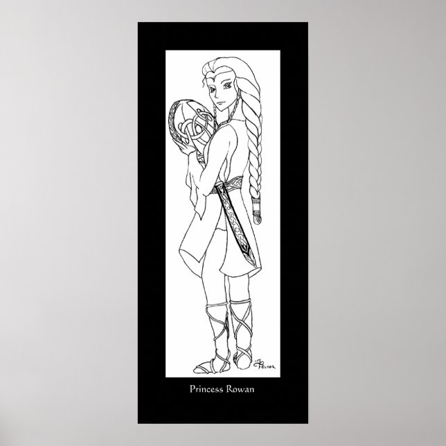 Póster Princesa Rowan (Frente)