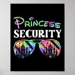 Poster Princesa Segurança Festa de aniversário Engraçada