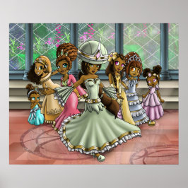 Poster Princesas Afro-Americanas
