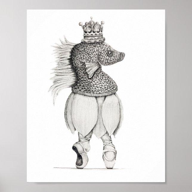 Poster "Princess Fisherina"  (Frente)