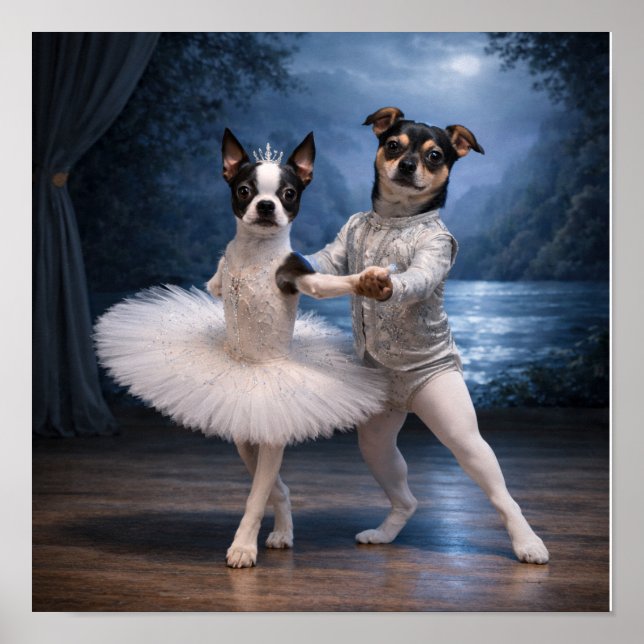 Poster "Princess Odette & Prince Siegfried" (1) (Frente)