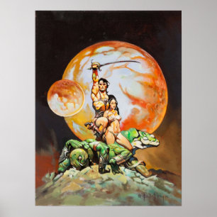 Poster Princess of Mars Frank Frazetta