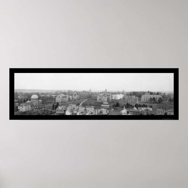 Póster Princeton College, NJ Foto 1895 (Frente)