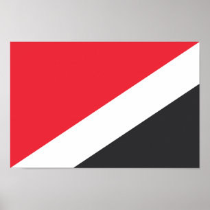Poster Principado de Sealand Flag