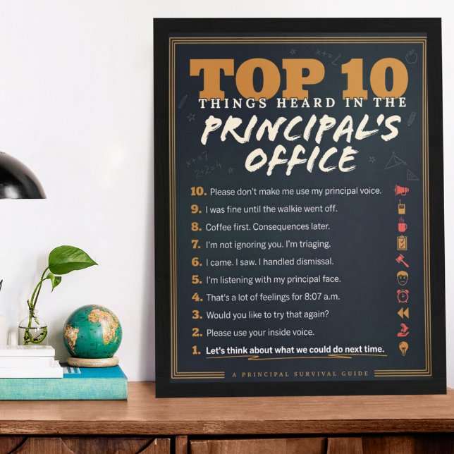 Poster Principais 10 Frases Divertidas de Escritório (Criador carregado)