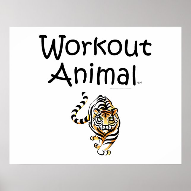 Póster PRINCIPAL Animal de Workout (Frente)