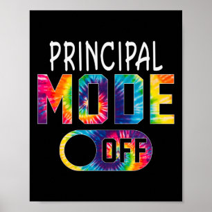 Poster Principal Mode Off Feliz Dia Passado Da Escola Tie