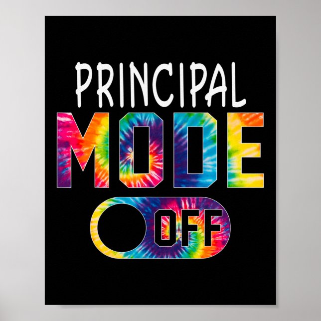 Poster Principal Mode Off Feliz Dia Passado Da Escola Tie (Frente)