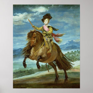 Póster Príncipe Balthasar Carlos em cavalo, c.1635-36