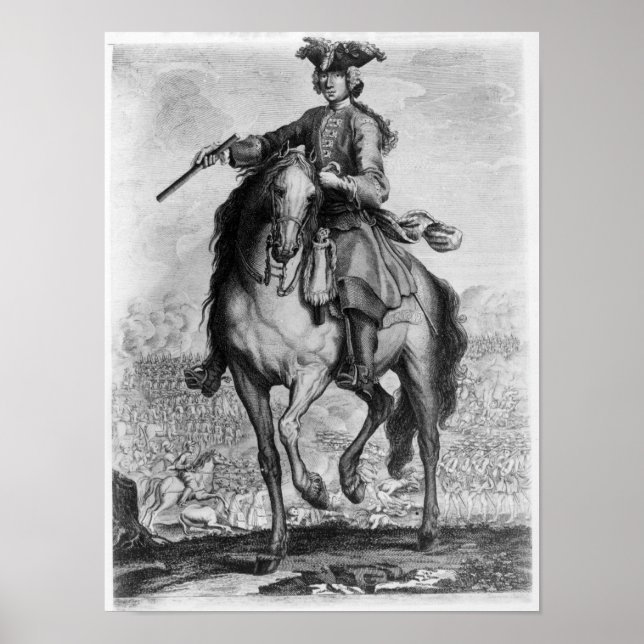 Poster Príncipe Charles Edward Stuart na Batalha (Frente)