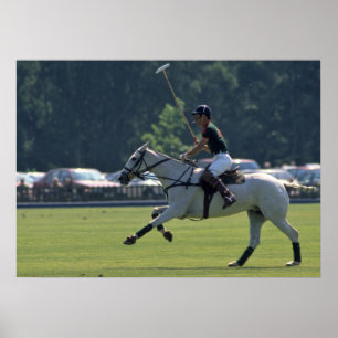 Poster Príncipe Charles Playing Polo em Windsor