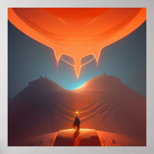 Poster Príncipe do Deserto (Frente)