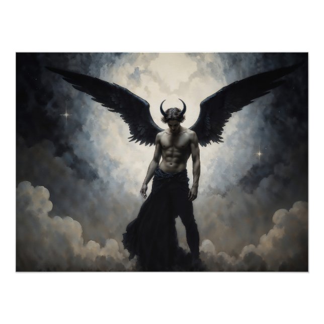 Póster Príncipe do Inferno Lúcifer (Frente)