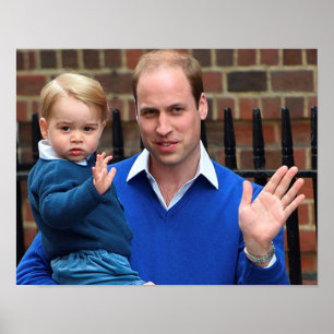 Póster Príncipe George - William & Kate