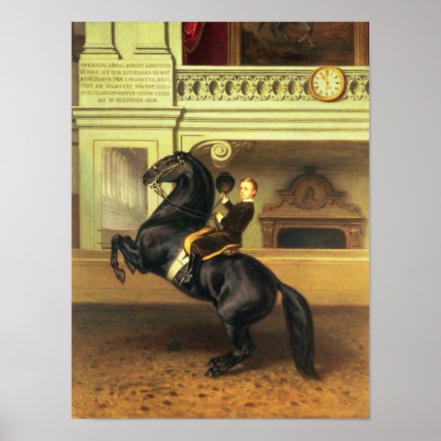 Póster Príncipe Herdeiro Rudolfo da Áustria (Frente)